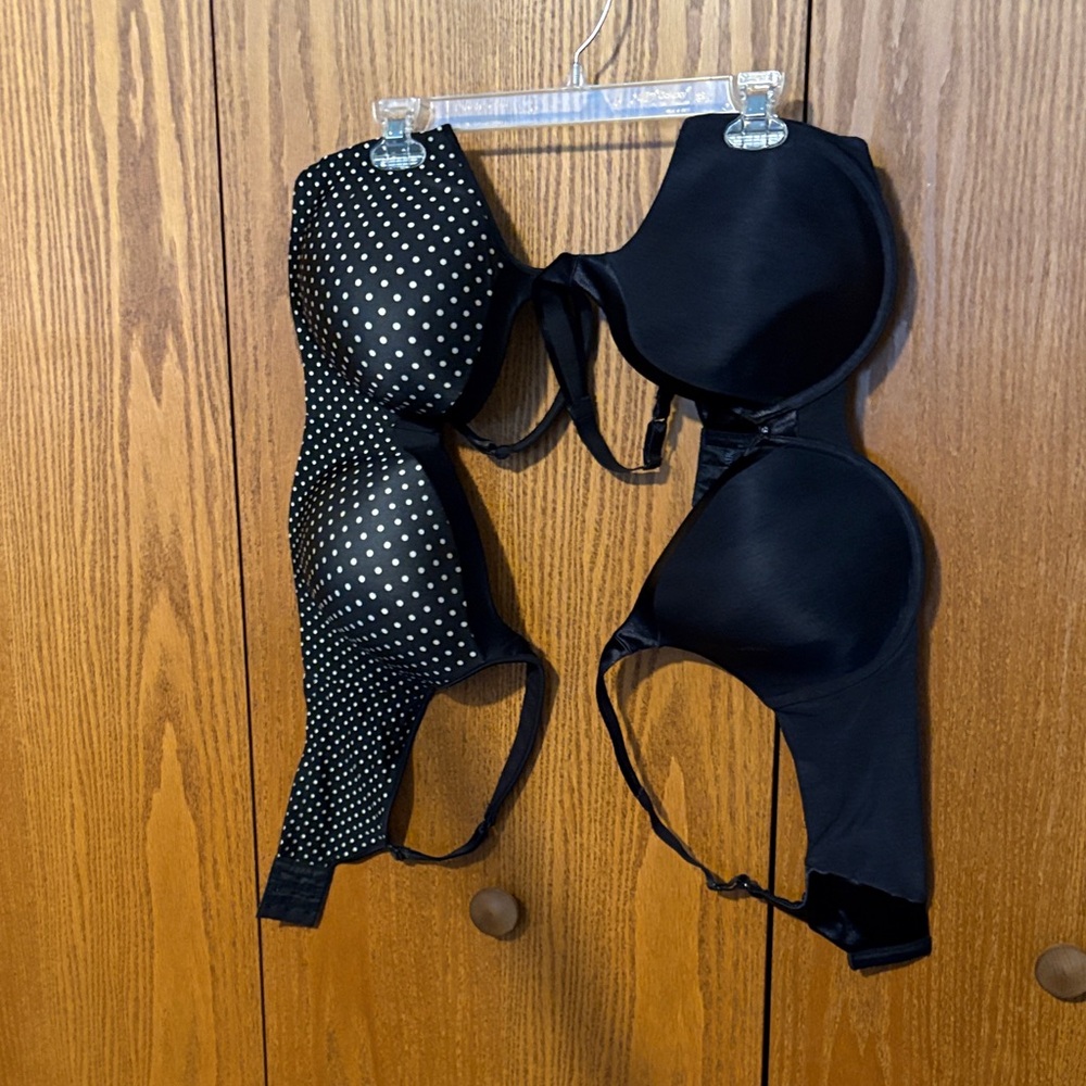 Black and White Polka Dot Women's Bras